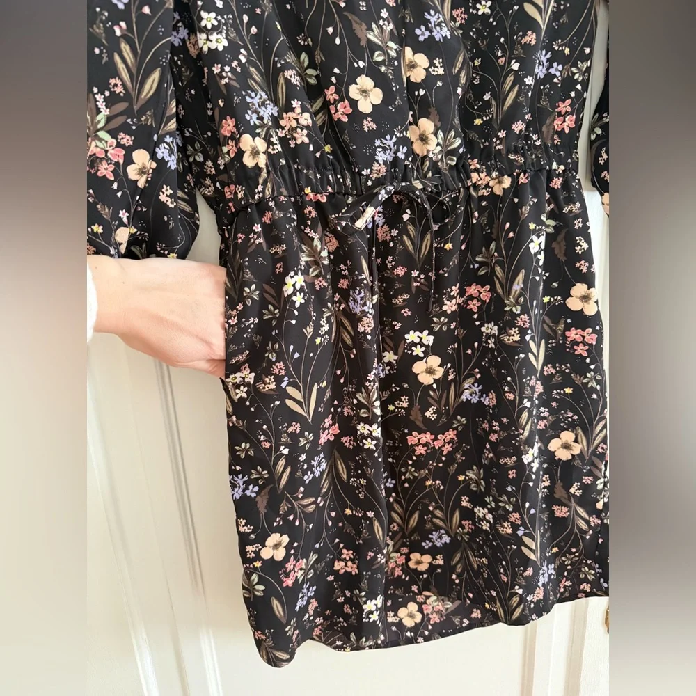 Joe fresh Floral Black Dress - Picture 8 of 12